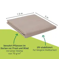Winterflies 3 x1,5mtr. 70g/m&sup2;