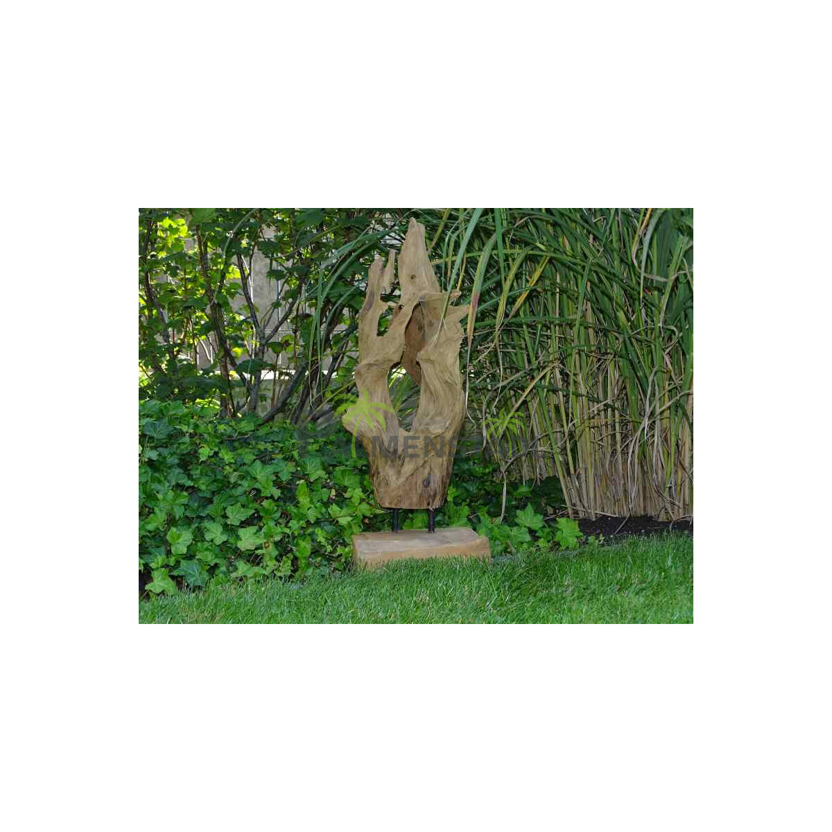 Teakholz Skulptur "Pablo"