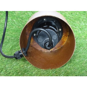 LED Strahler in Metallgehäuse - Edelrost