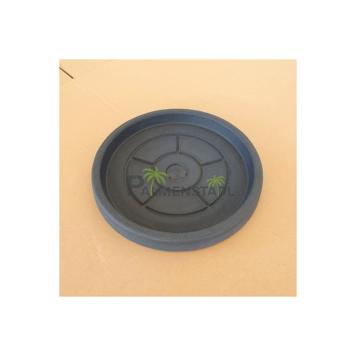 Untersetzer rund  "Anthrazit"  box