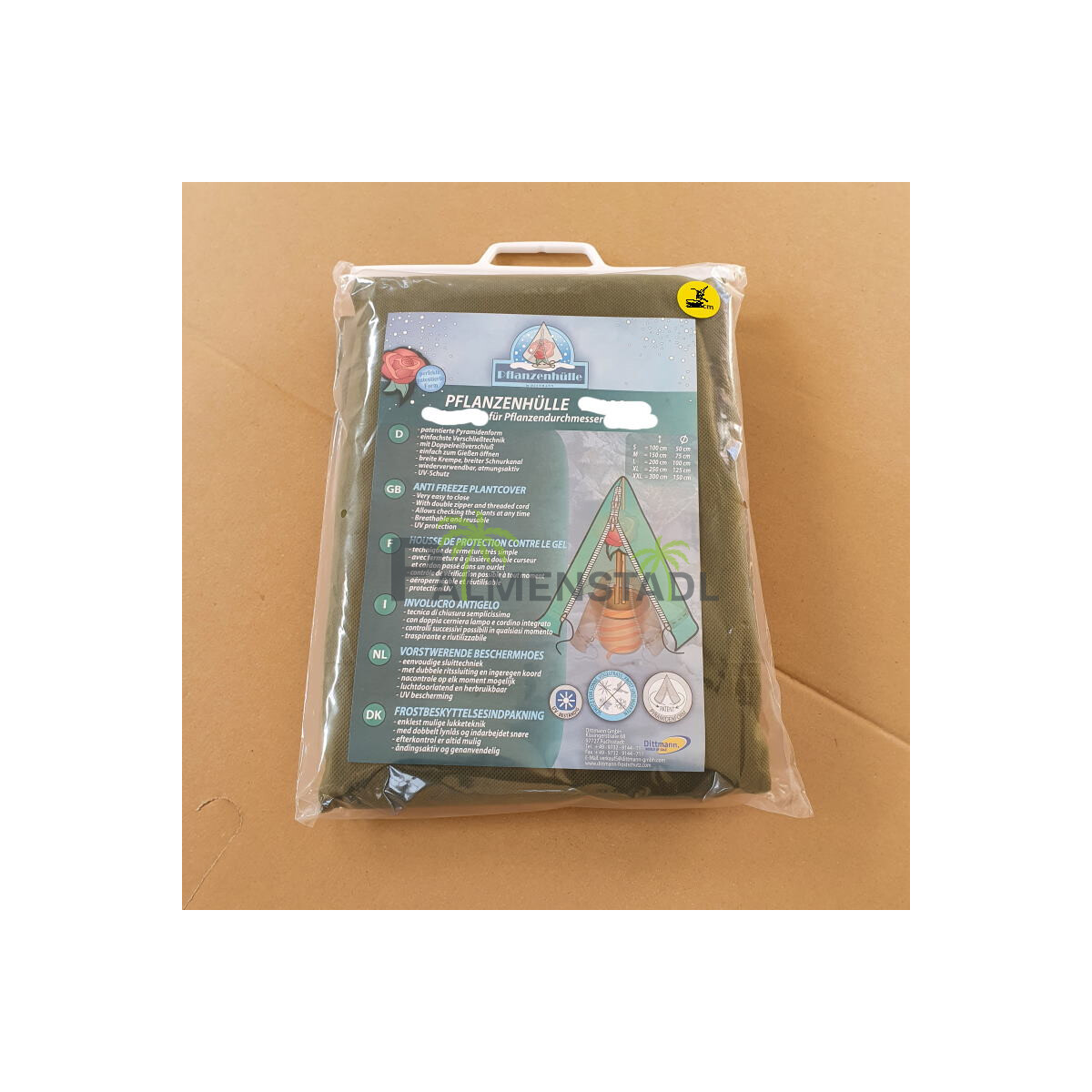 Pflanzenhülle 300cm box