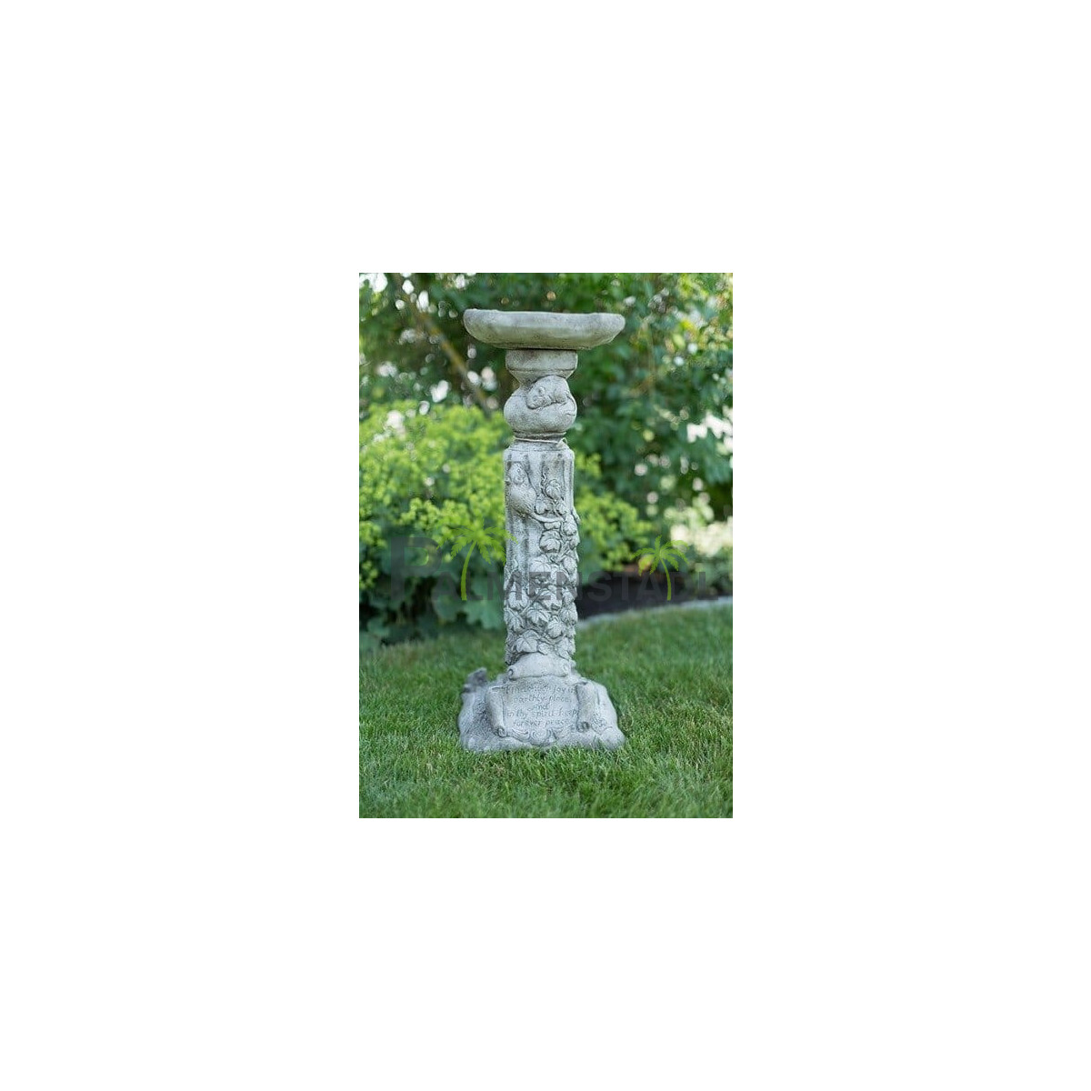 Säule "Season Winter" - Antikstein